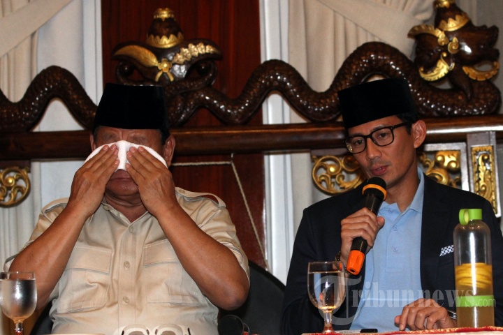 Prabowo dan Sandi Kritisi Kondisi Ekonomi Indonesia