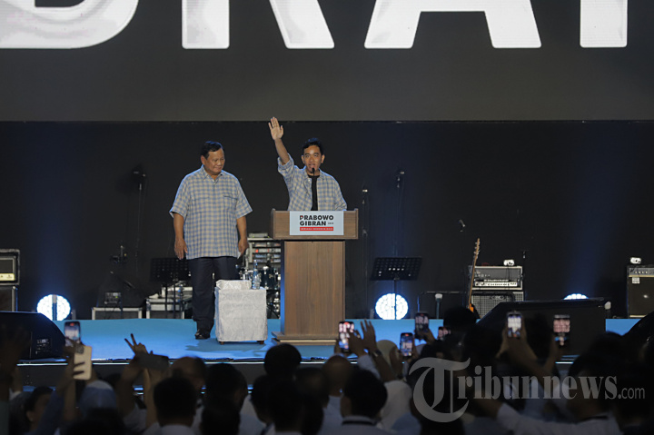 Prabowo-Gibran Berikan Pidato Kawal Suara Rakyat