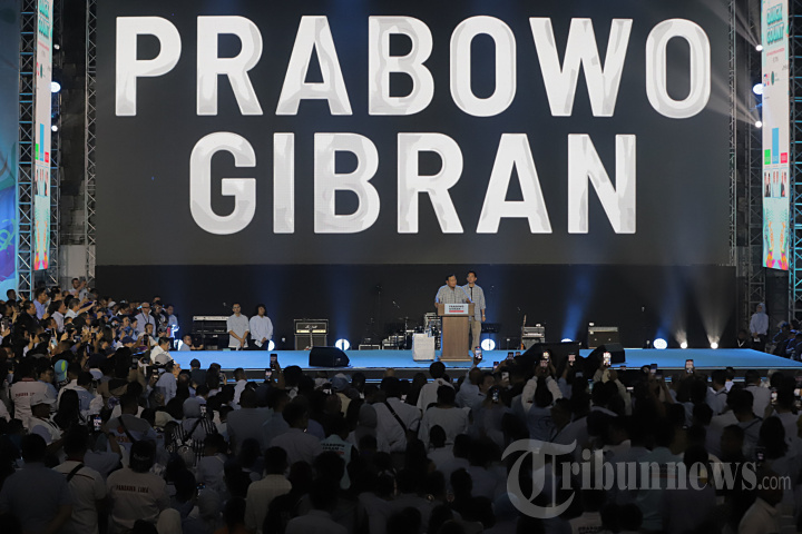 Prabowo-Gibran Berikan Pidato Kawal Suara Rakyat