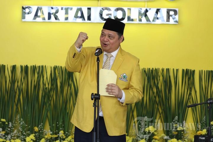 Prabowo Hadiri Tasyakuran HUT Partai Golkar