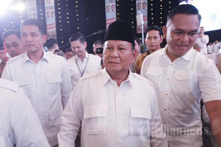 Prabowo Subianto Pimpin Rakornas Internal Partai Gerindra