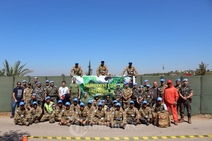 Prajurit Indobatt XXIII-K Laksanakan Environment Exercise Green