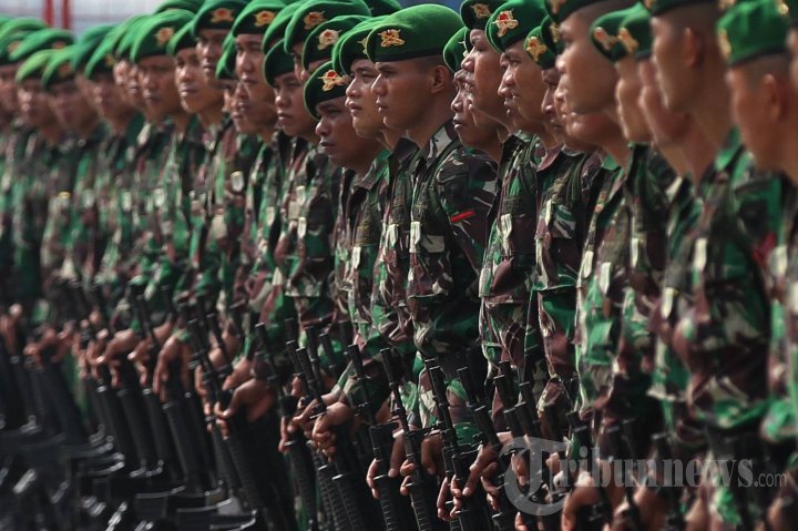 Prajurit Pulang Bertugas dari Perbatasan