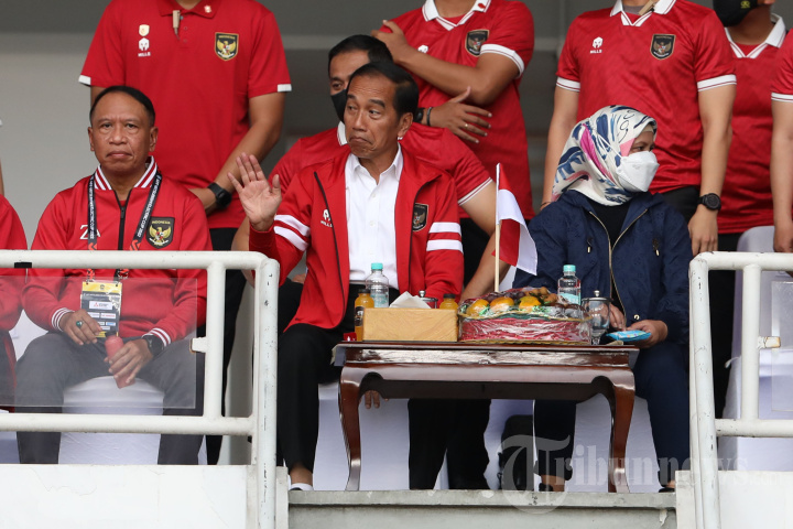 Presiden Jokowi Kembali Saksikan Laga Timnas Indonesia