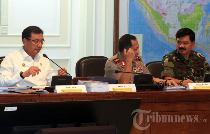 Presiden Joko Widodo Gelar Rapat Terbatas Terorisme