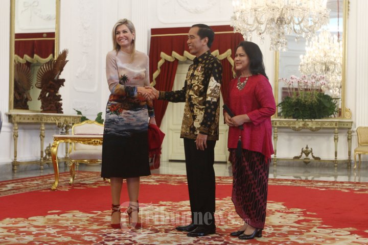 Presiden Joko Widodo Terima Kunjungan Ratu Belanda Maxima