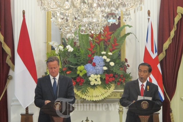 Presiden Jokowi Bersama PM Inggris David Cameron Konpers
