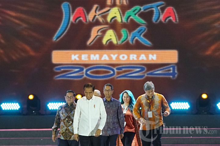 Presiden Jokowi Buka Jakarta Fair Kemayoran 2024