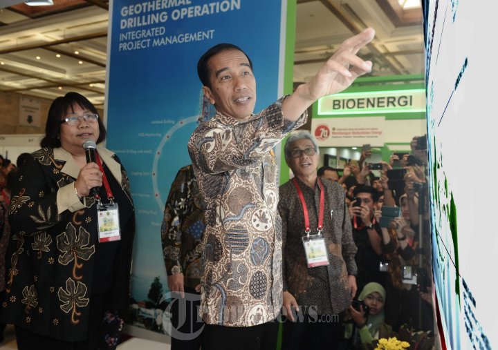 Presiden Jokowi Buka Pameran Indonesia Energi Baru dan Terbaruka