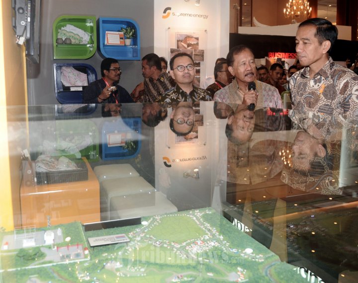 Presiden Jokowi Buka Pameran Indonesia Energi Baru dan Terbaruka