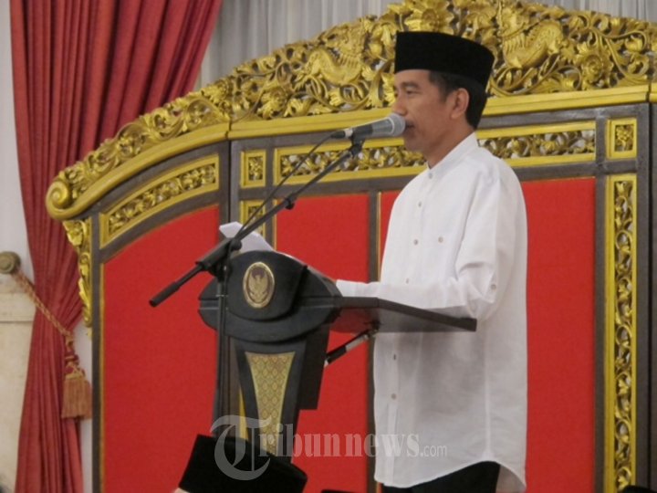Presiden Jokowi Buka Puasa Bersama Anak Yatim Piatu
