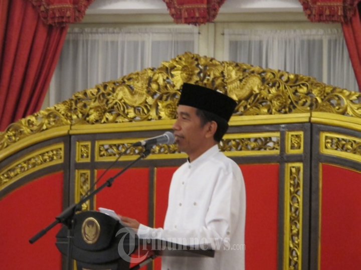 Presiden Jokowi Buka Puasa Bersama Anak Yatim Piatu