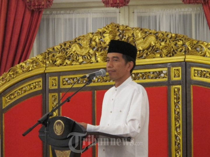 Presiden Jokowi Buka Puasa Bersama Anak Yatim Piatu