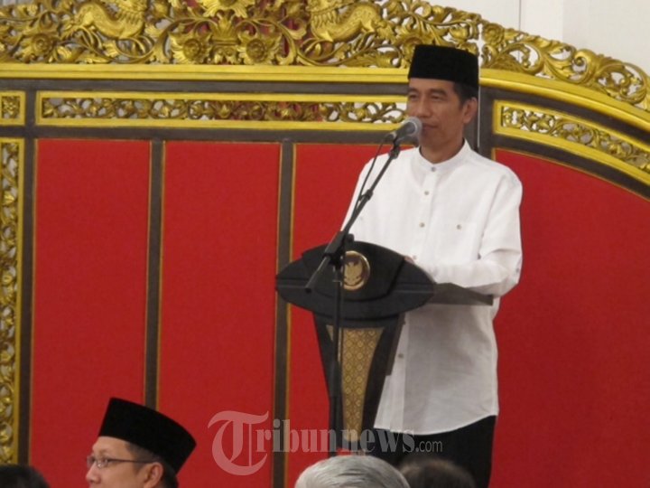 Presiden Jokowi Buka Puasa Bersama Anak Yatim Piatu
