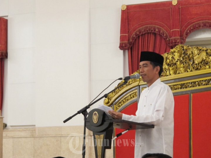 Presiden Jokowi Buka Puasa Bersama Anak Yatim Piatu