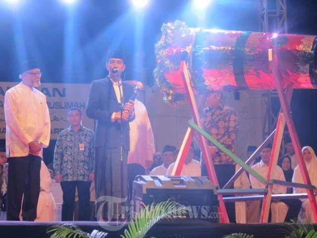 Presiden Jokowi dan Ibu Negara Malam Takbiran di Aceh