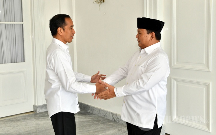 Presiden Jokowi dan Kaesang Terima Kunjungan Prabowo dan Didit