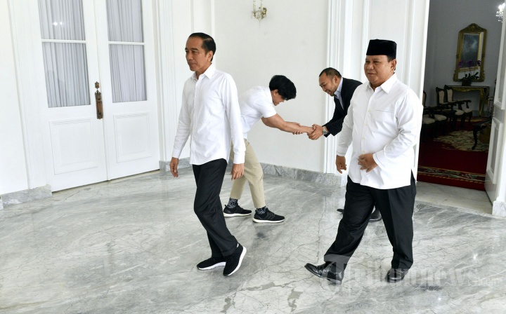 Presiden Jokowi dan Kaesang Terima Kunjungan Prabowo dan Didit