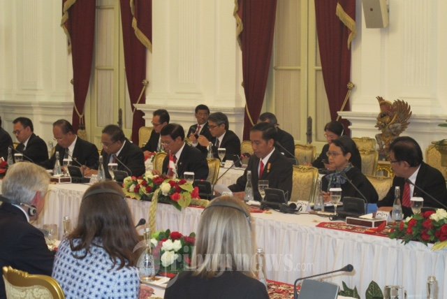 Presiden Jokowi Dikunjungi PM PKBR YM Tuan David Cameron