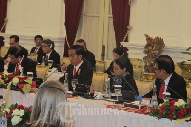 Presiden Jokowi Dikunjungi PM PKBR YM Tuan David Cameron