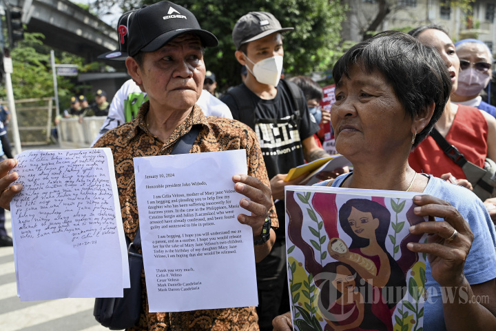 Presiden Jokowi Disambut Demo Bebaskan Mary Jane di Filipina