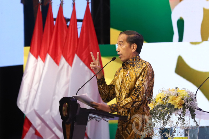 Presiden Jokowi Hadiri HUT Ke 58 Partai Golkar