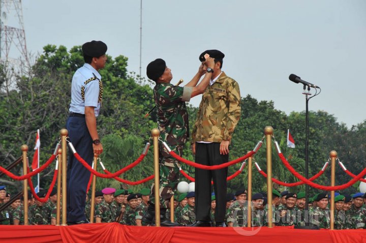 Presiden Jokowi Jadi Warga Kehormatan TNI