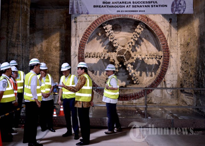 Presiden Jokowi Kembali Tinjau Proyek MRT