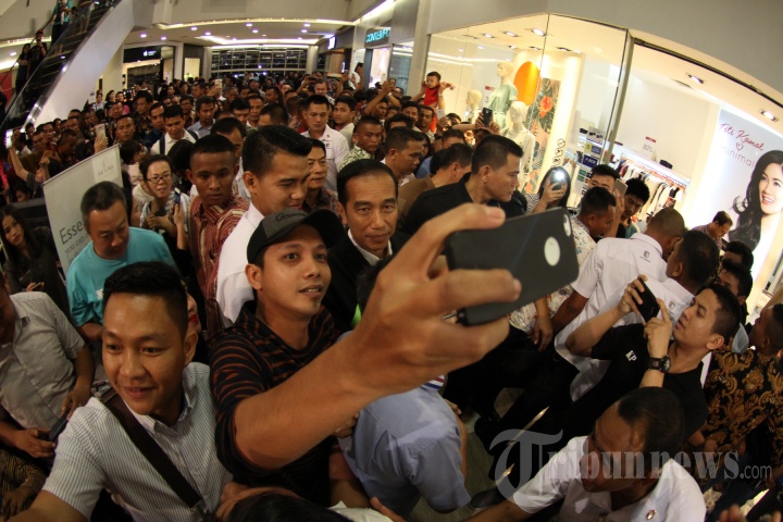 Presiden Jokowi Kunjungi Mal Ciputra Pekanbaru