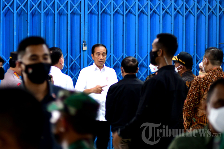 Presiden Jokowi Kunjungi Stadion Kanjuruhan
