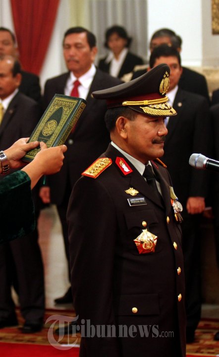 Presiden Jokowi Lantik Kapolri