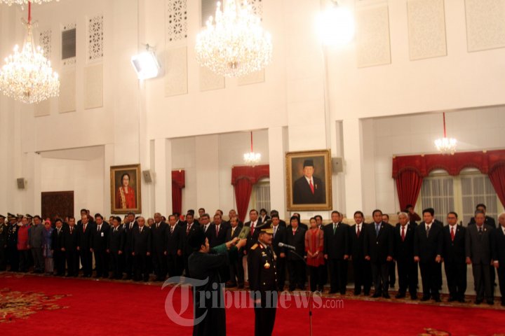 Presiden Jokowi Lantik Kapolri