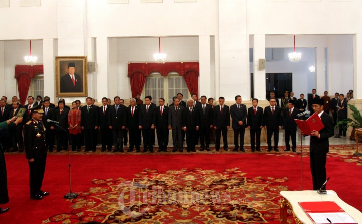 Presiden Jokowi Lantik Kapolri