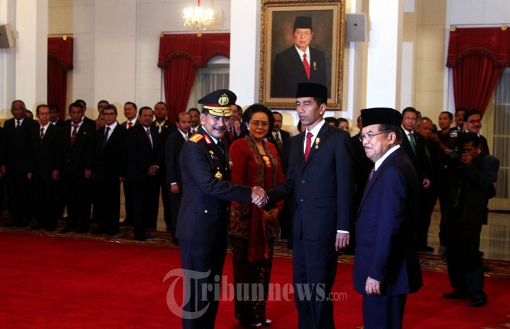 Presiden Jokowi Lantik Kapolri