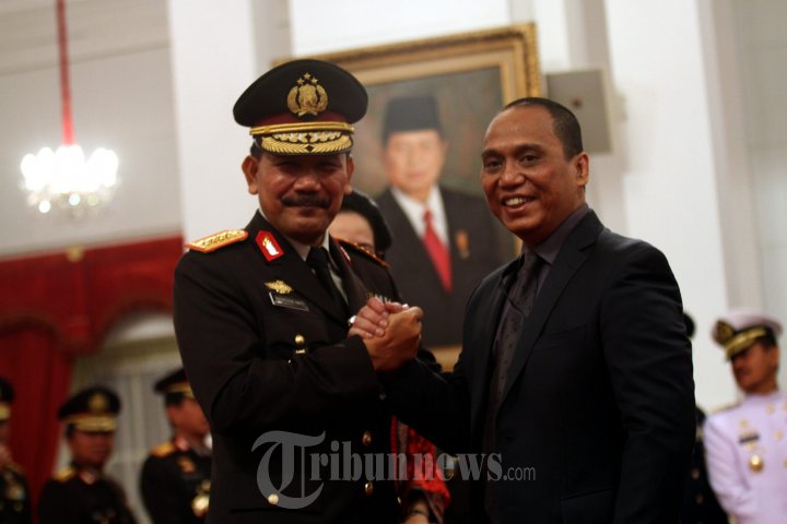 Presiden Jokowi Lantik Kapolri