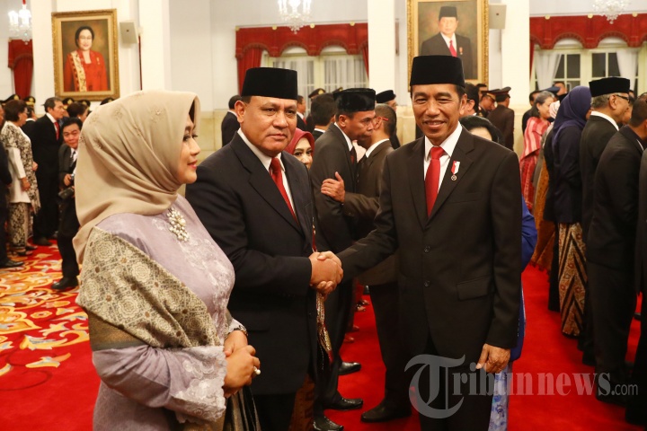Presiden Jokowi Lantik Pimpinan KPK
