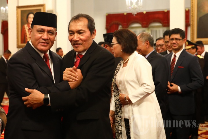 Presiden Jokowi Lantik Pimpinan KPK
