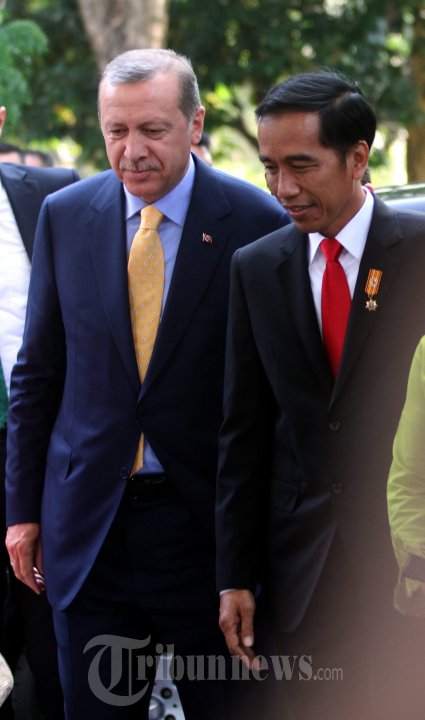 Presiden Jokowi Mendapat Kunjungan Presiden Turki
