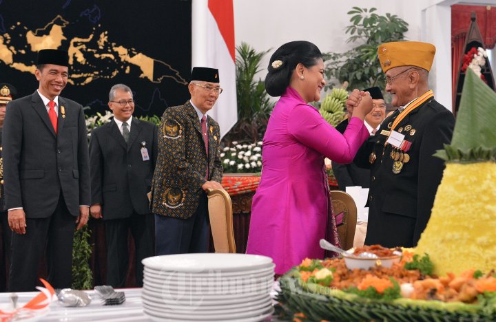 Presiden Jokowi Ramah Tamah Bersama Veteran
