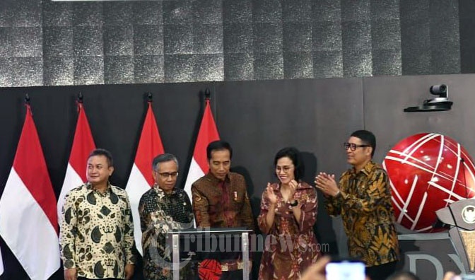 Presiden Jokowi Resmikan Pembukaan Perdagangan BEI 2020