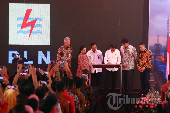 Presiden Jokowi Resmikan PLTU Cilacap