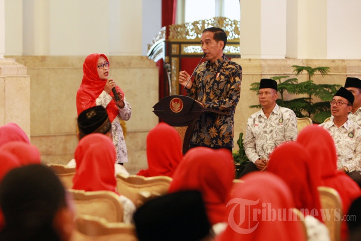 Presiden Jokowi Silaturahmi Dengan Guru