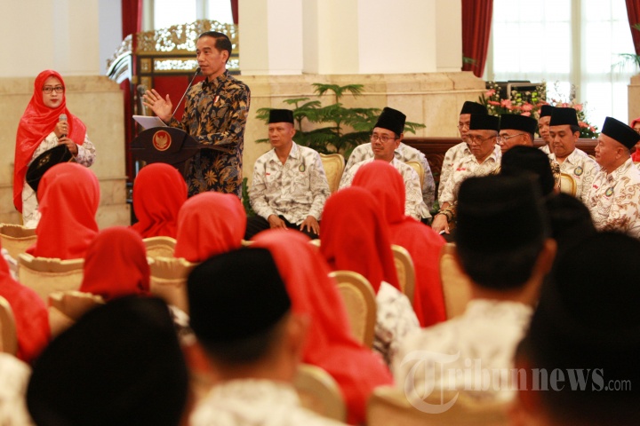 Presiden Jokowi Silaturahmi Dengan Guru