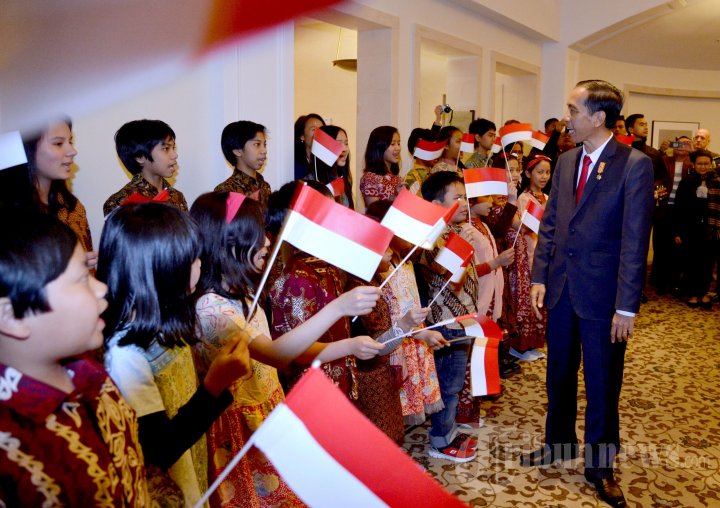 Presiden Jokowi Temui WNI di Jerman