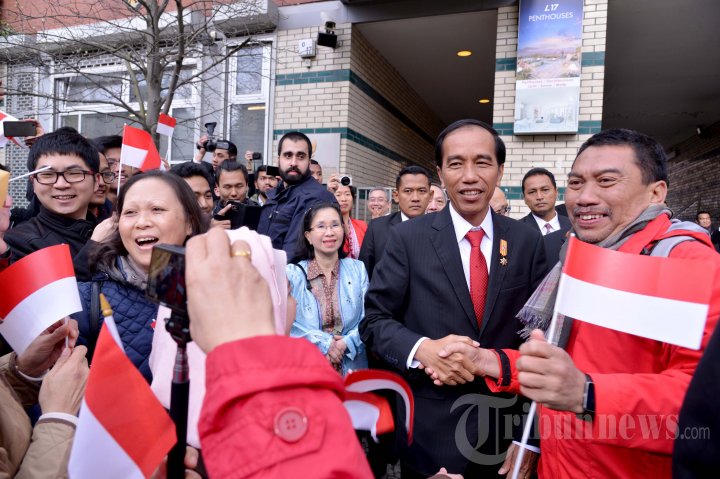 Presiden Jokowi Temui WNI di Jerman
