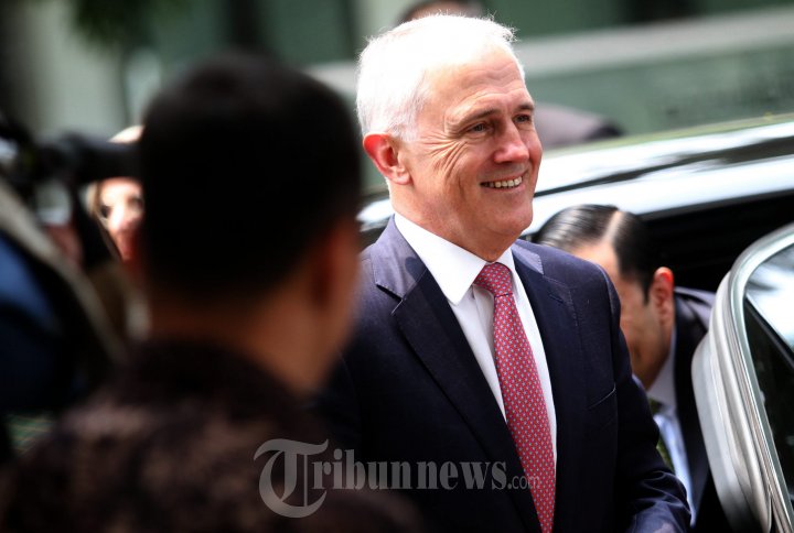 Presiden Jokowi Terima Kunjungan PM Australia Malcolm Turnbull