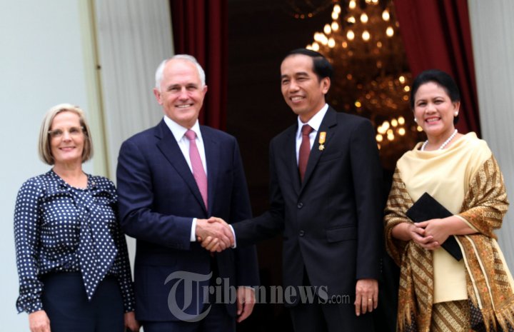 Presiden Jokowi Terima Kunjungan PM Australia Malcolm Turnbull
