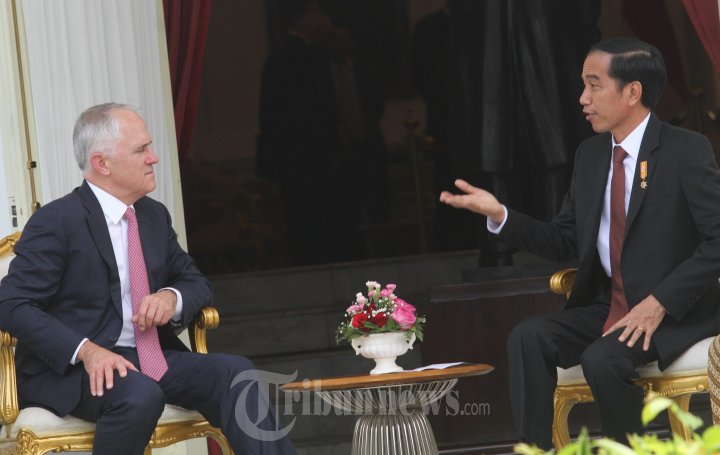 Presiden Jokowi Terima Kunjungan PM Australia Malcolm Turnbull