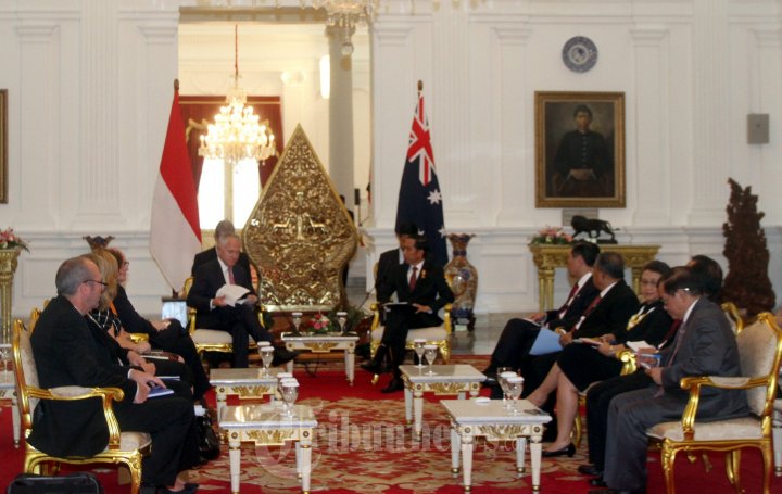 Presiden Jokowi Terima Kunjungan PM Australia Malcolm Turnbull