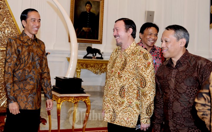 Presiden Jokowi Terima Pengurus HINABI dan LPJKN